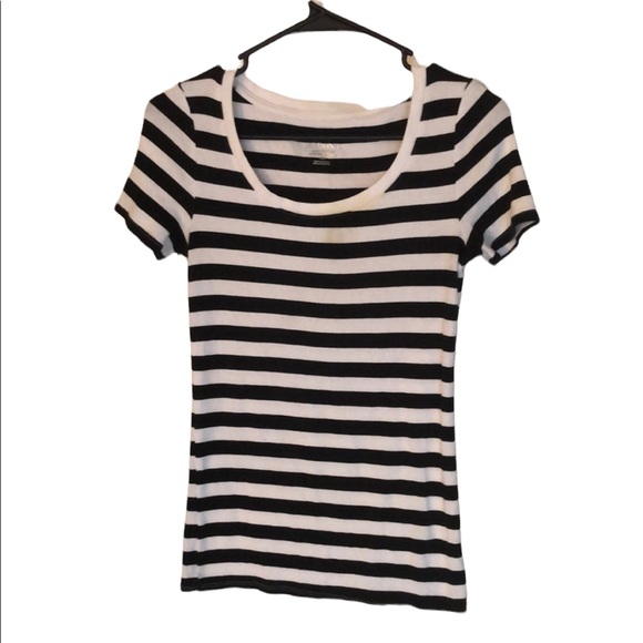 Merona scoop neck stripe top size XS - Picture 1 of 4
